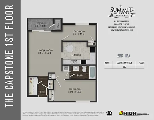 Floor plan Capstone