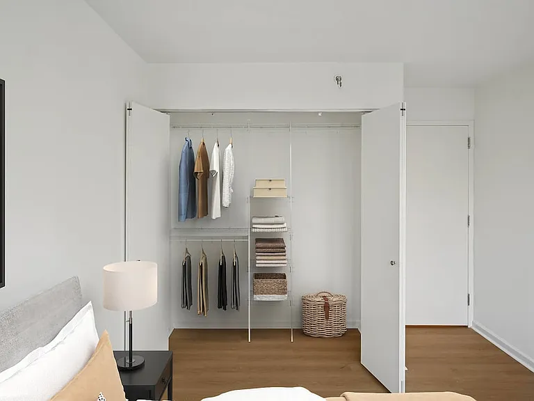 Spacious closet