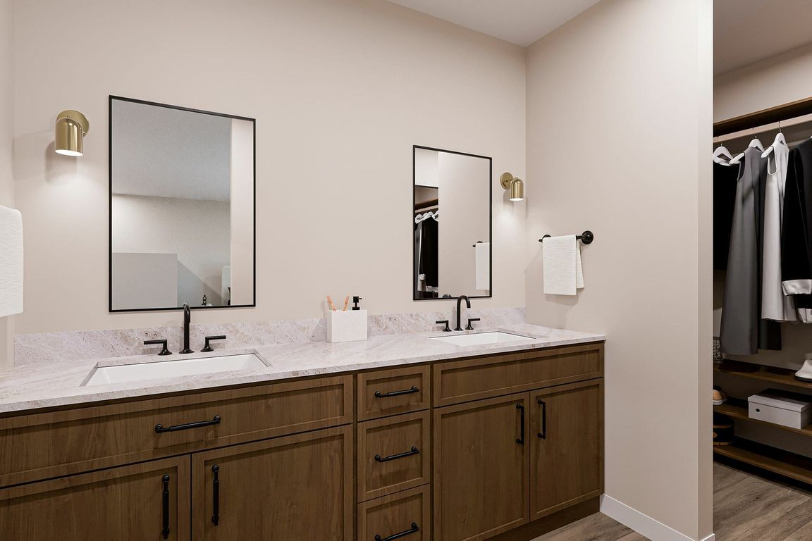 Views at the Peak double sink and Closet