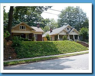 typical Adair Park homes