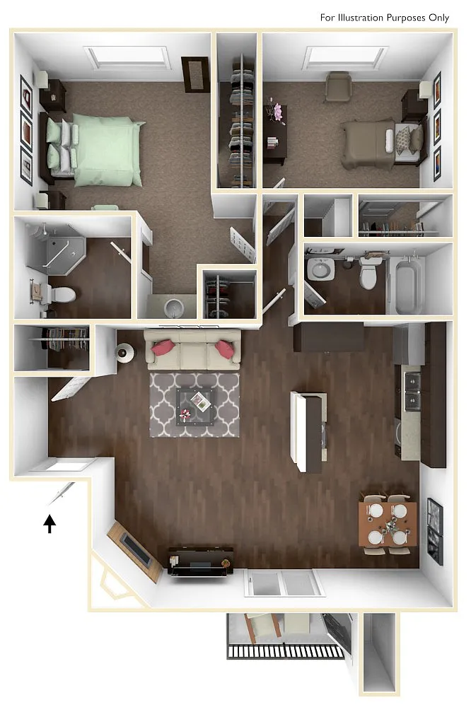 Floor plan 2X2