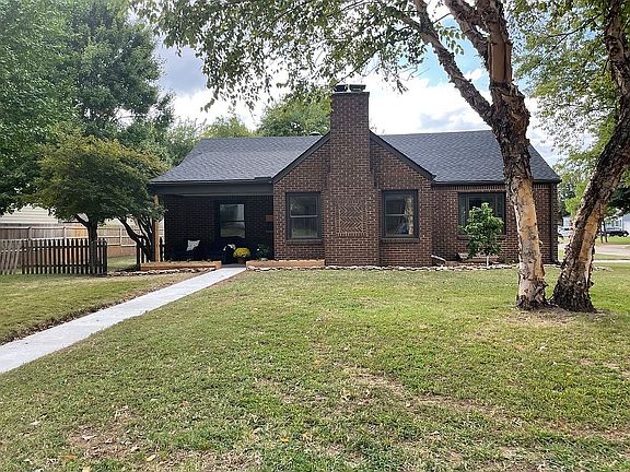 Front door and lawn