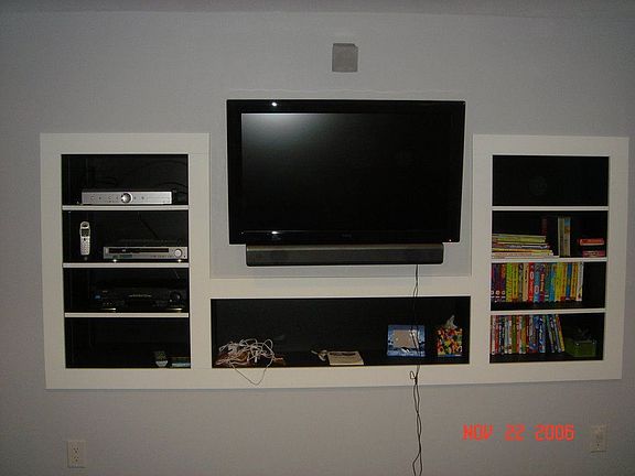 cool basement built-ins!