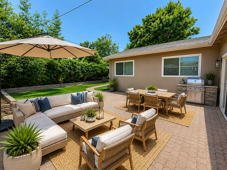 Backyard Virtual Staged