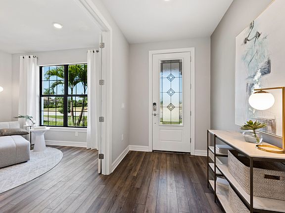 Bright and open foyer