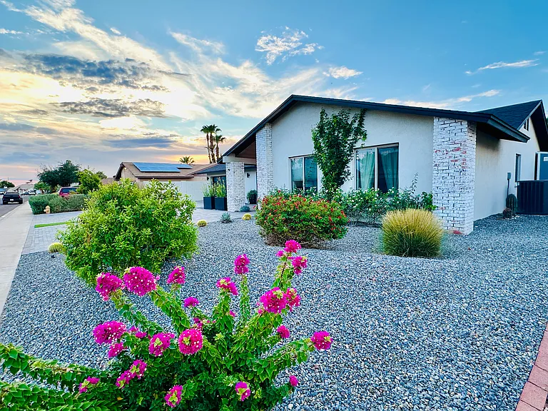 Beautiful fully remodeled home , well maintained front yard