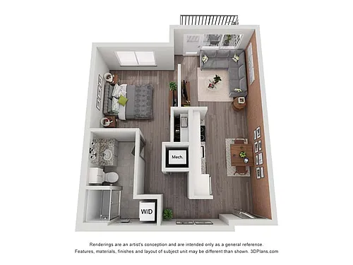 Floor plan The Harmony - Thrive Lofts