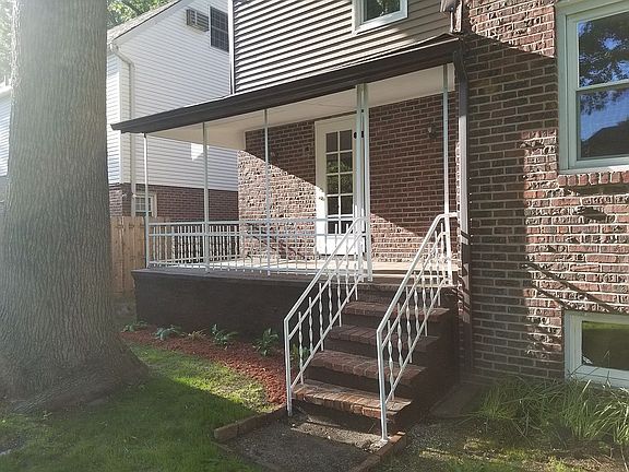 Cozy covered balcony!