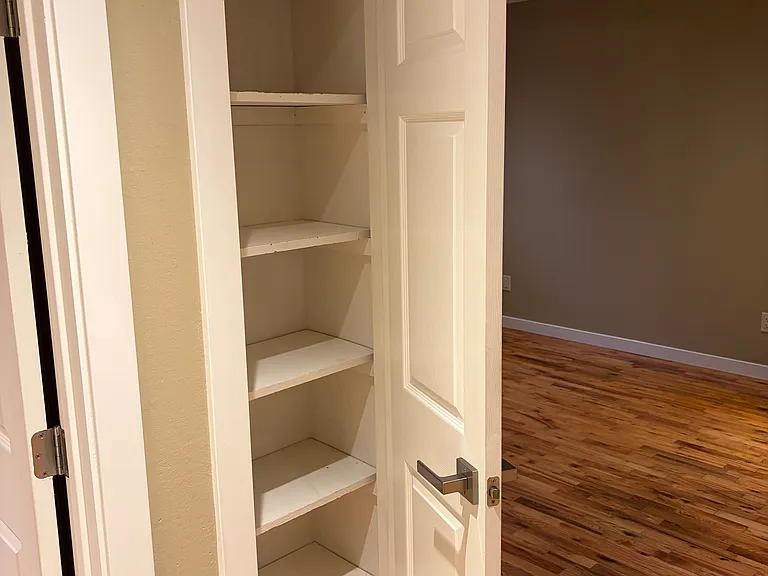 Hallway linen closet