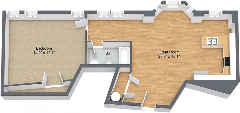Floor plan The Chester
