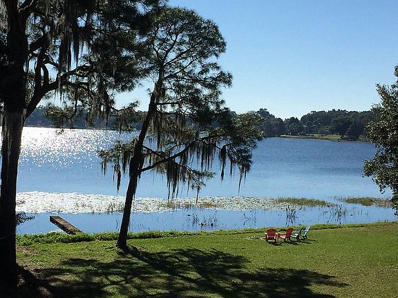 View from back balcony.