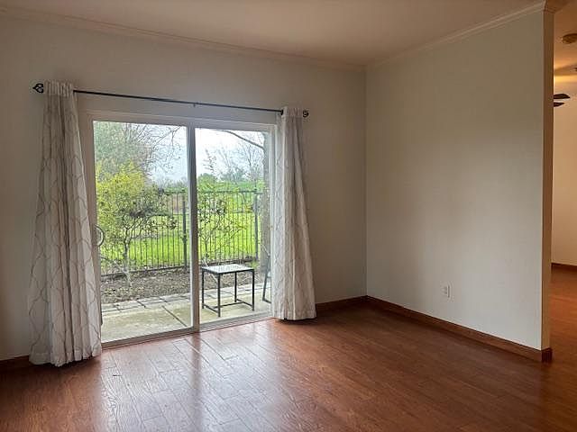 Sliding doors open to Patio