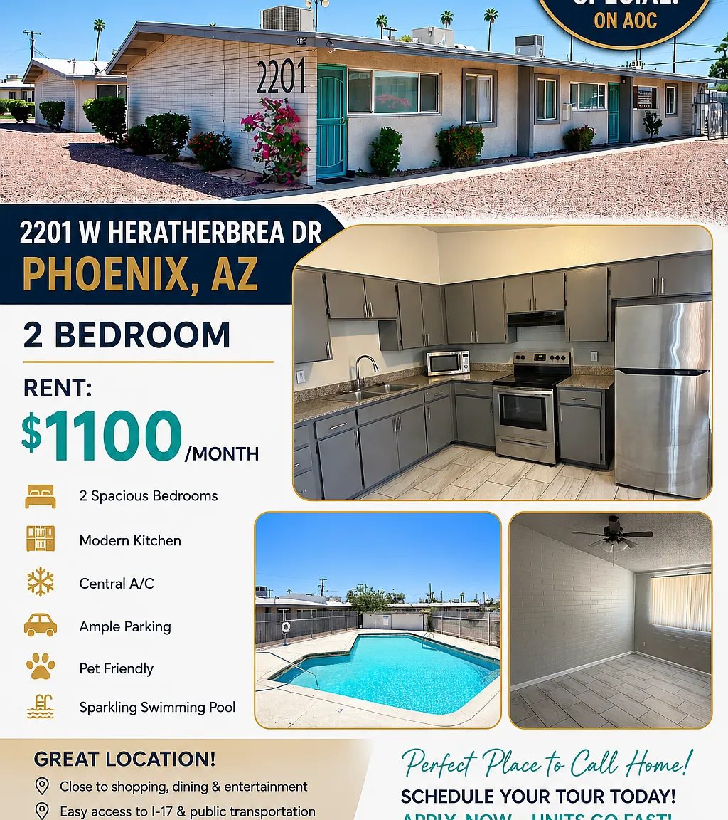 2 bed, $1,100 — Photo 1