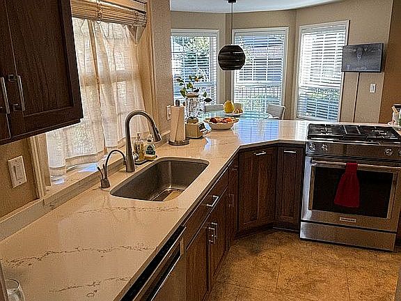 Renovated w walnut & quartz