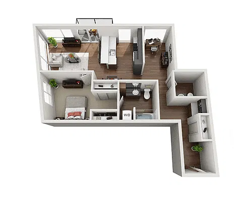 Floor plan A2B
