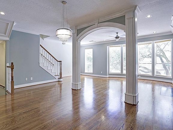 Dining room opens to the living room