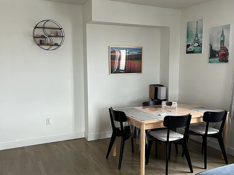 Large dining area open to the living room