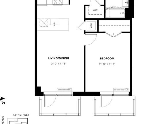 2nd image of 210 E 121st St APT 8C