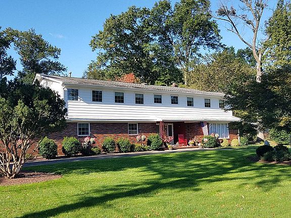 Large front lawn