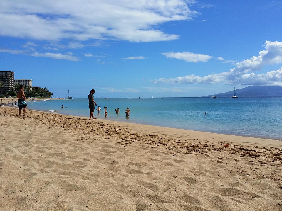 Walking distance to a beautiful Maui beach.