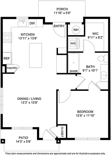 Floor plan D1