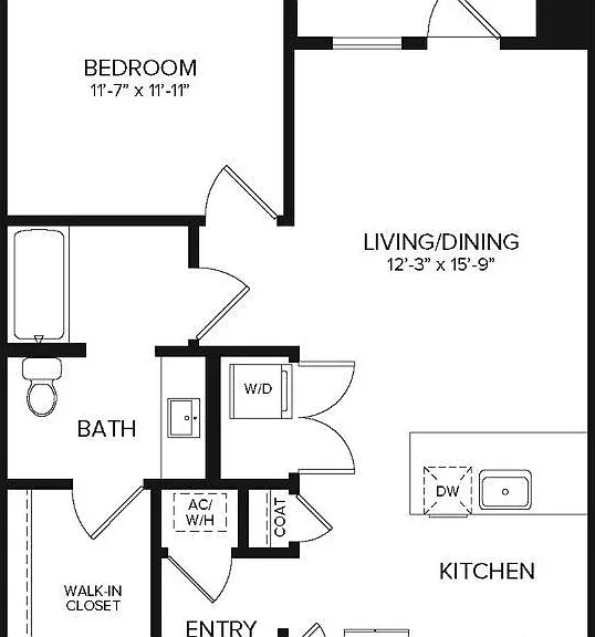 A2 ANSI | 1 bed 1 bath | 770 sq ft A2 ANSI | 1 bed 1 bath | 770 sq ft