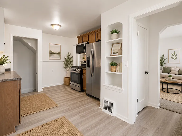 Warm Open Kitchen