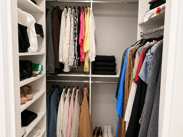 Master Closet, fully renovated. 

Note: Both guest bedroom closets has been renovated as well in similar fashion to the master.