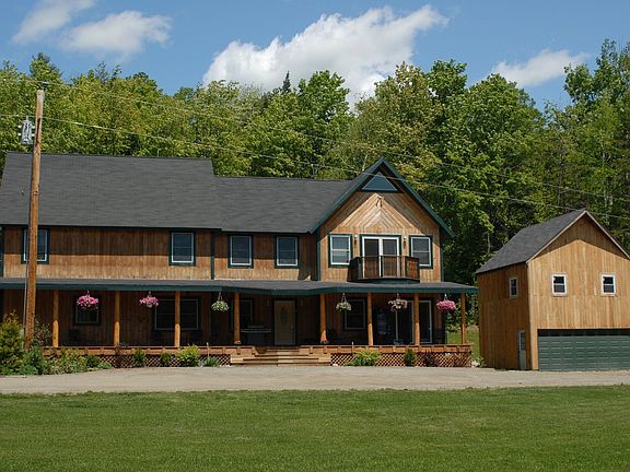 Sunny setting with large lawn