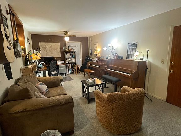 Family room facing west.