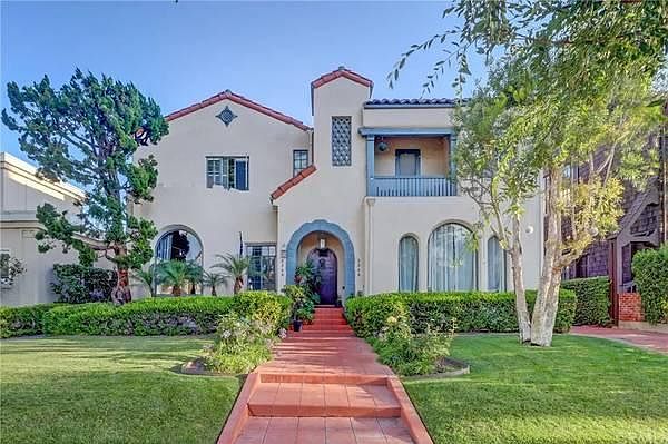 Front of the building which is 2 family duplex units.
