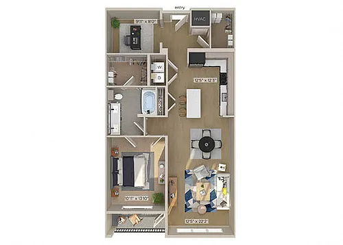 Floor plan A8D