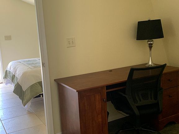 Small work desk available.