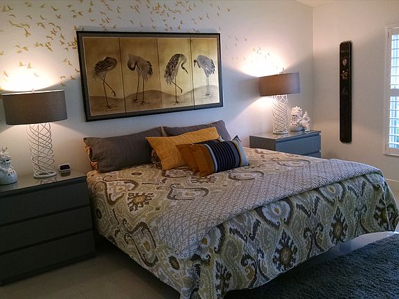 Spacious master bedroom.