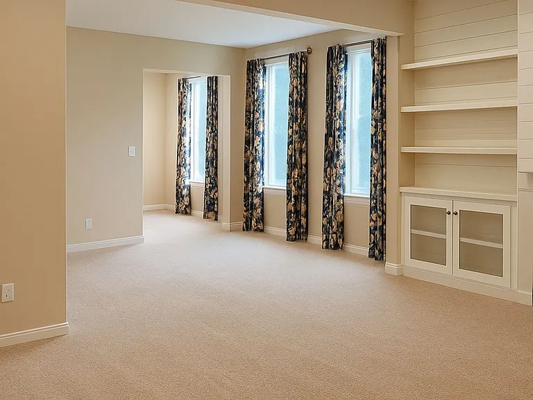 Uplifted Living and family area