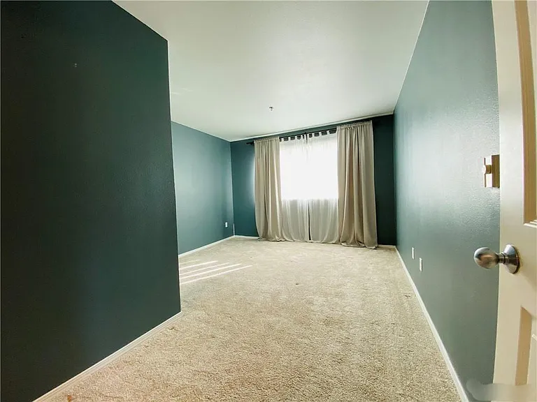 Master bedroom facing south.