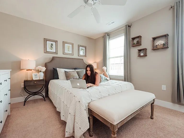 Spacious bedrooms