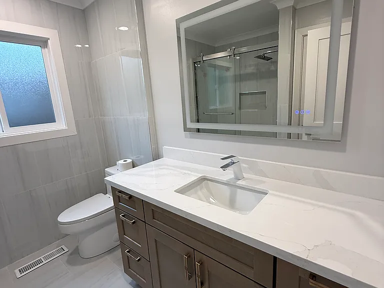 Full bathroom remodeled
