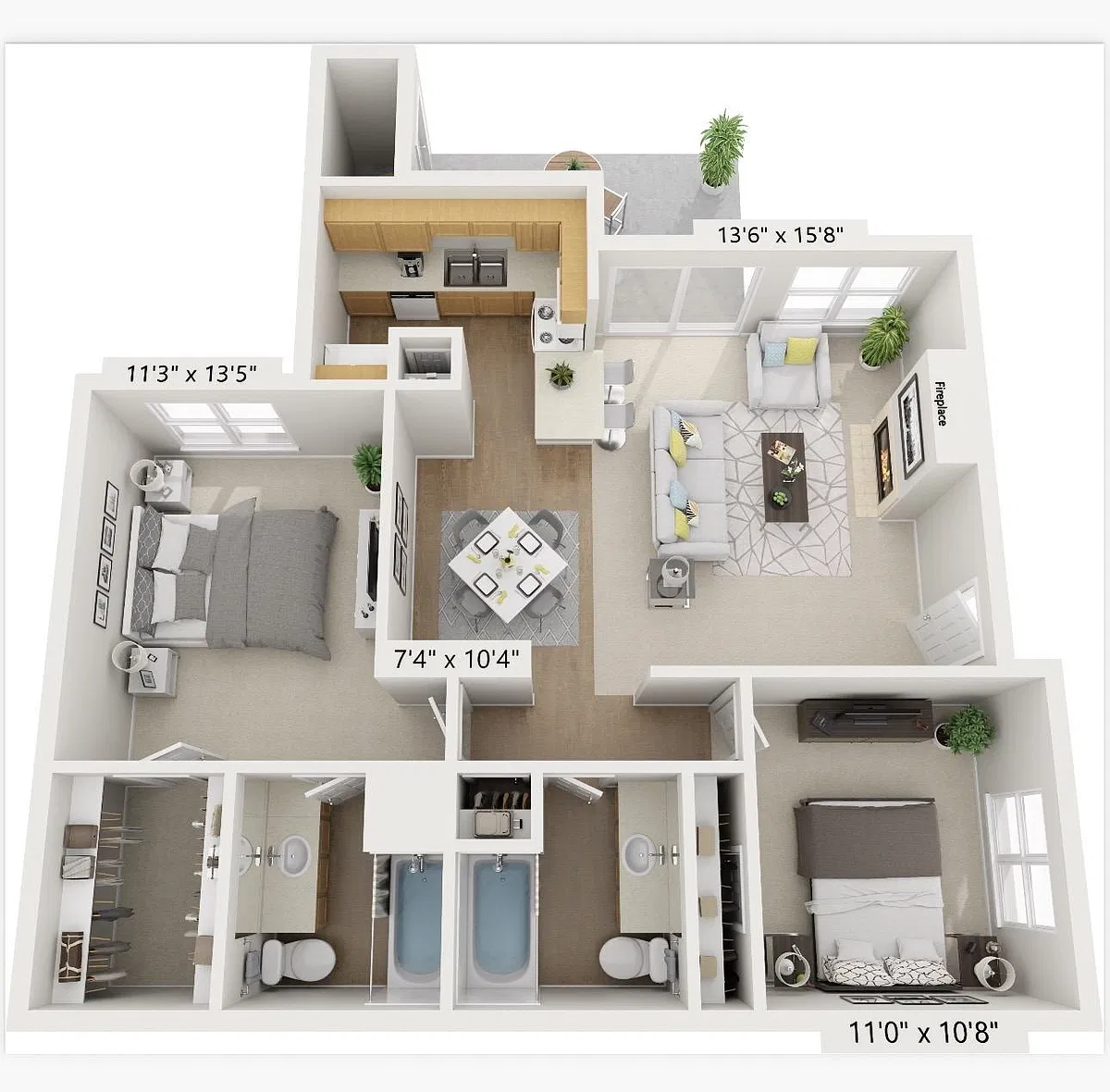 Floor plan B1R