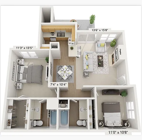 Floor plan B1R