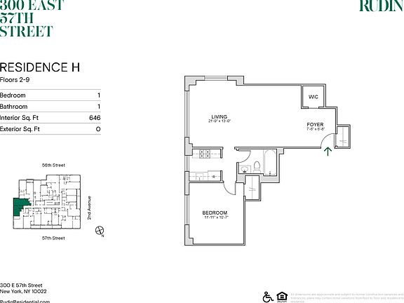 2nd image of 300 E 57th St APT 3H