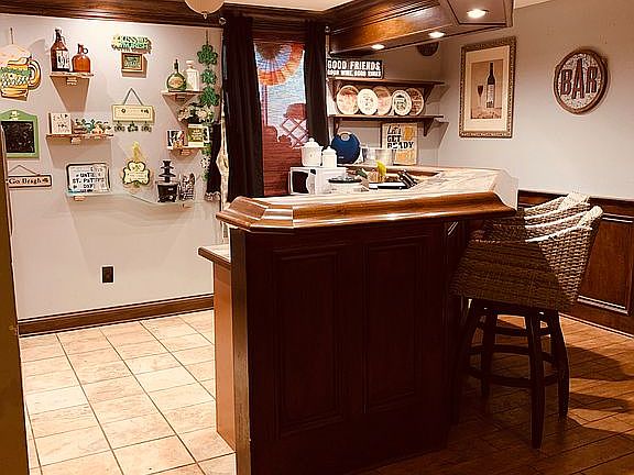 Downstairs bar