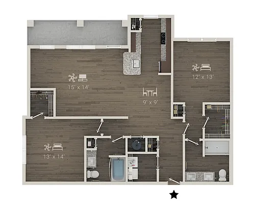 Floor plan Seabrook