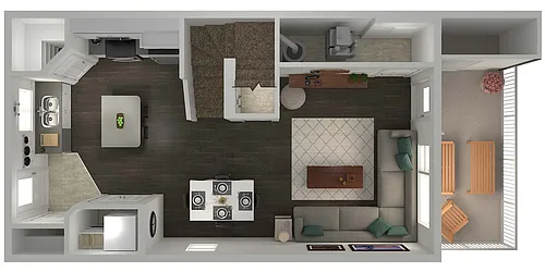 Floor plan 3 Bedrooms, 2 Bathrooms