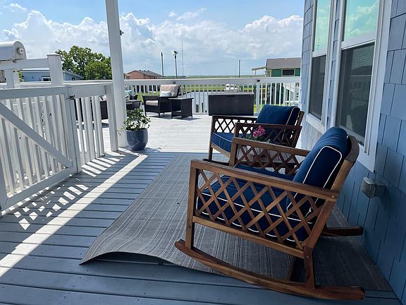 back porch looking at the deck sitting area.