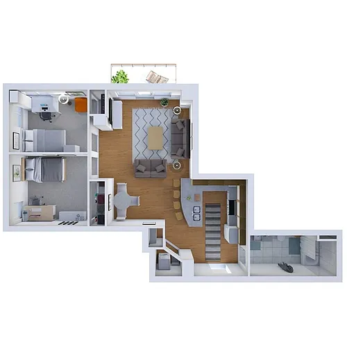 Floor plan 2C
