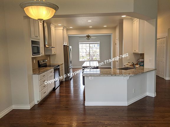 Kitchen thru to Dining Rm