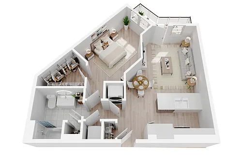 Floor plan 1x1A2
