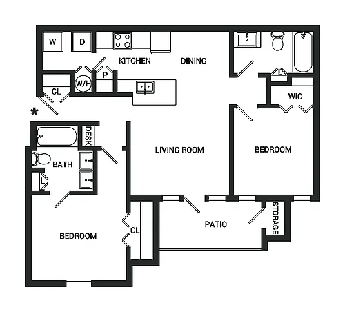 Floor plan The Bryce