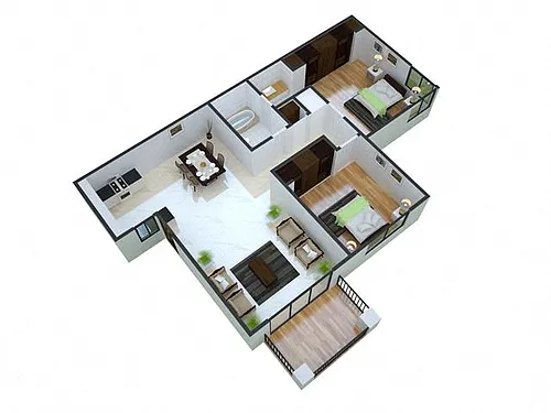 Floor plan 2X1